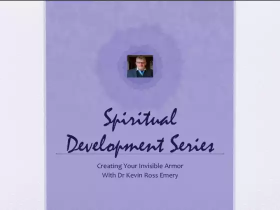 Creating Your Invisible Armor. 