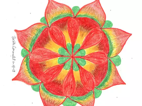 Freehand Mandala Drawing